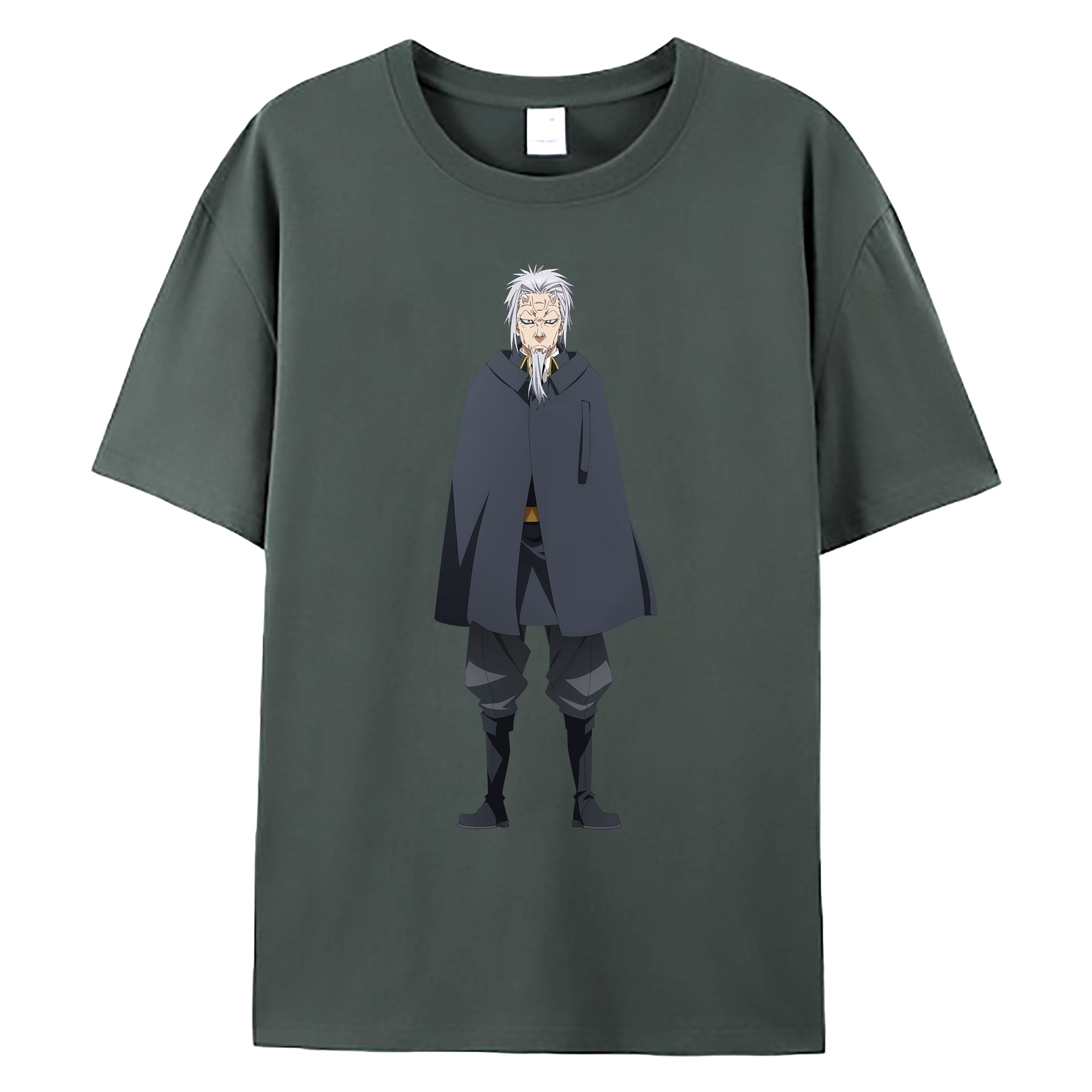 （画像用） 転スラ Regarding Reincarnated to Slime 綿100％ メンズ半袖Tシャツ｜肌触りやわらか＆通気性